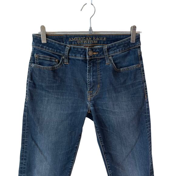 AMERICAN EAGLE Men's Extreme Flex Original Straight Jeans Dark Wash Size 28x32 - Picture 3 of 12